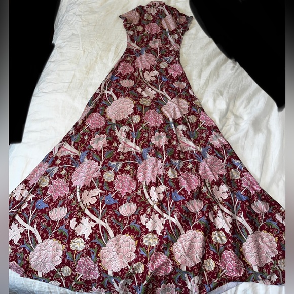 BlackMilk Cray High Neck Cap Sleeve Maxi Dress - Picture 5 of 10